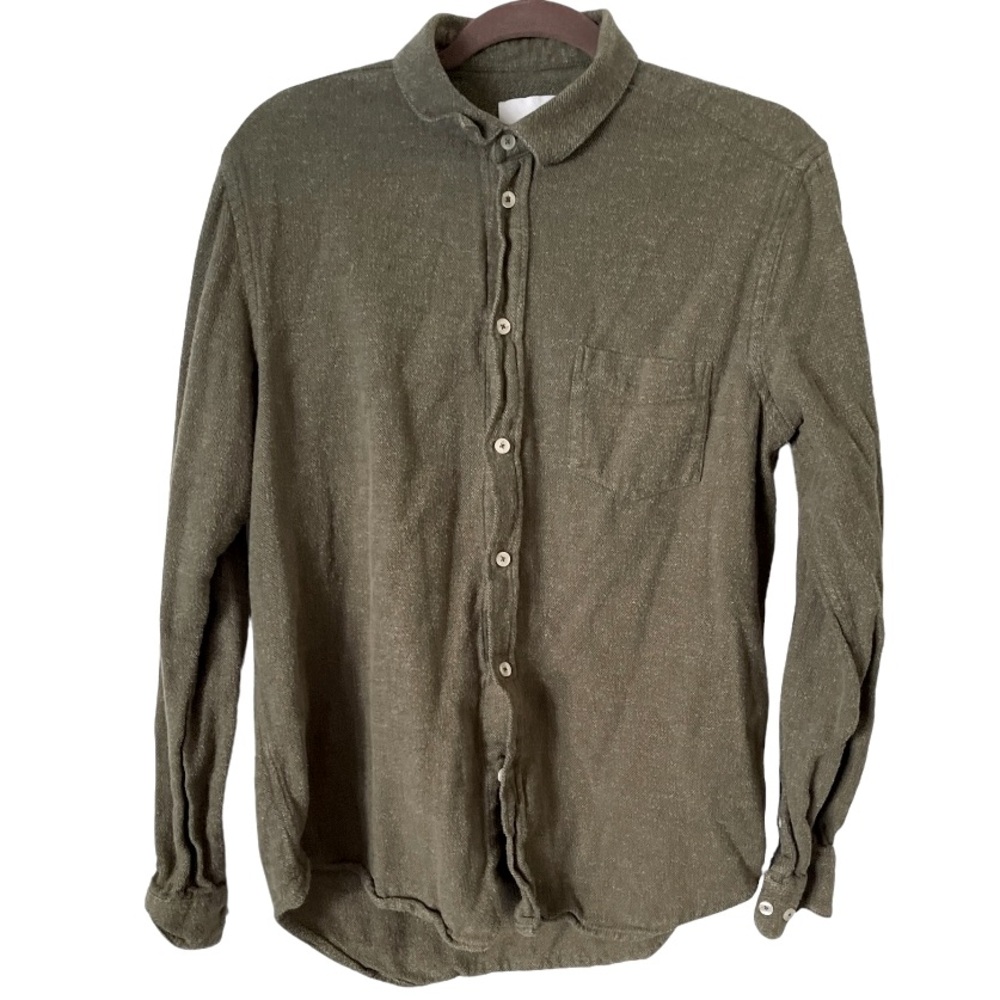Samsoe Green 100% Cotton Casual‎ Button Down Shirt L